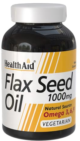 HealthAid Flaxseed Oil 1000mg - 60 Capsules