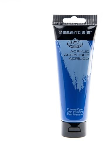 Royal & Langnickel Acrílico 120 ml azul cian Pack de 3