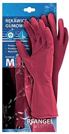 Reis RFRM Schutzhandschuhe, Rosa, M Größe, 12 Stück