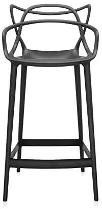 Kartell Masters Stool, Sgabello, Nero, H. 99 cm
