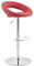 Kokoon Atlantis Barhocker Kunstleder 45 x 48 x 120 cm, rot, 28 X 55