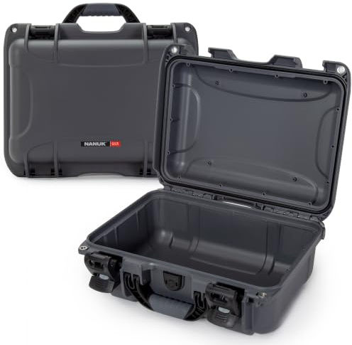 NANUK Medium-Serie 915 Schutzkoffer aus NK-7-Harz, leicht, wasserdicht, Graphit