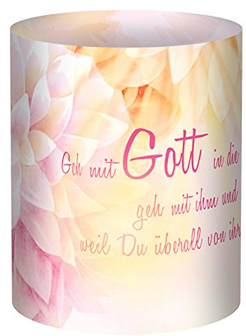 Ursus 18400066 - Mini-Tischlichter Ambiente, Spruch 1, 5 Blatt, aus Transparentpapier, ca. 10 x 27 cm, 115 g/qm, Durchmesser ca. 8 cm, einseitig bedruckt, ideal als Tischdeko