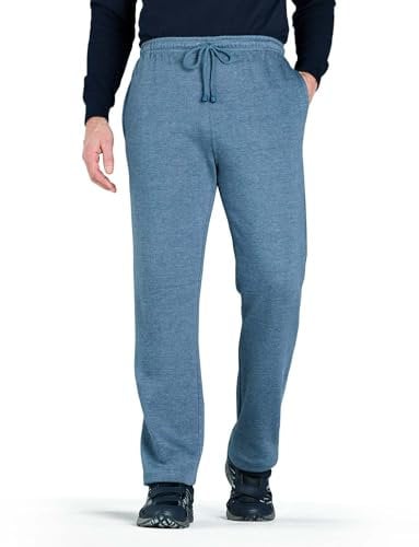Chums Men's Jogging Bottom Trouser Pants Leisure Pull-On Fleece Joggers Denim 40W / 29L