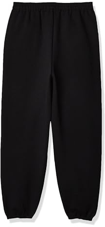 Hanes Boys' Big Eco Smart Pant, Black, Large