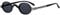 Eyekepper Small Oval Round Reading Sunglasses Vintage Mini Grey Tinted Lens Reader Eyeglasses for Men Women Reading Under The Sun with Spring Hinges Grey Frame +0.75