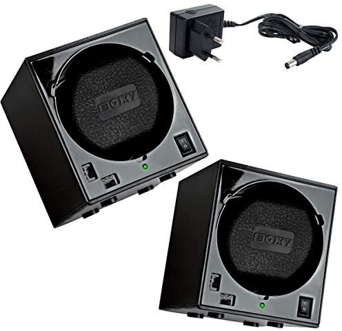 Uhrenbeweger Boxy Classic FULL BLACK EDITION PRO2 - neue Kollektion 2025 - Erweiterbar bis auf 12 Module