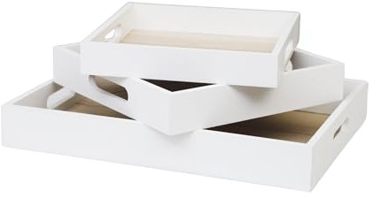 DRULINE 3 dekotablett Vassoio Legno Vassoio Legno Vassoio Shabby Chic ha-010dt