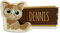 printplanet Türschild aus Holz mit Namen Dennis - Motiv Katze - Namensschild, Holzschild, Kinderzimmer-Schild