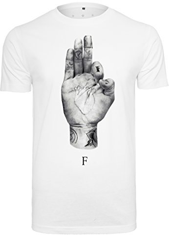 Famous Stars and Straps Herren T-Shirt FMS Sign Tee - weißes Streetwear-Herrenshirt - Farbe Weiß, Größe XXL