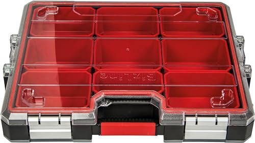 organiseur - profondeur 60 mm - empilable - avec 9 godets amovibles - bizline 790531