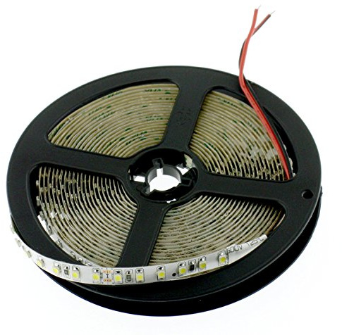 LED Streifen rot 24V, 500cm, 120 LEDs/m (600 Stk.), IP20