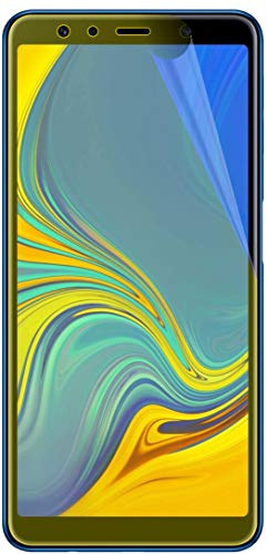 dipos 2x Displayschutzfolie 9H klar für Samsung Galaxy A7 (2018) | Bricht und splittert nicht, kein Echtglas, Anti-Shock, passt perfekt, kratzfest, blasenfrei, hüllenfreundlich, selbstklebend