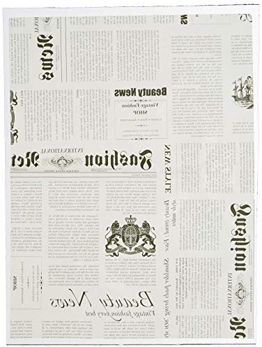 Décopatch Papier No. 770 Packung mit 20 Blätter (englische Zeitung, 395 x 298 mm, ideal für Ihre Papmachés)