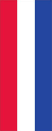 flaggenmeer® Flagge Niederlande 160 g/m² ca. 300 x 120 cm mit Hohlsaum für Ausleger