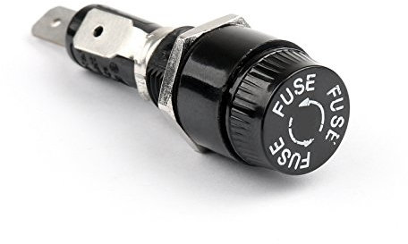 Topteng SCI R3-14C Sicherungshalter für 6 x 30 mm Glas-Sicherungen, 10 A, 250 V, 1 Stück