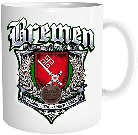 Uglyshirt89 Für Immer Bremen Tasse | Kaffeetasse Teetasse Geschenk Sport Fussball Stadt Fan