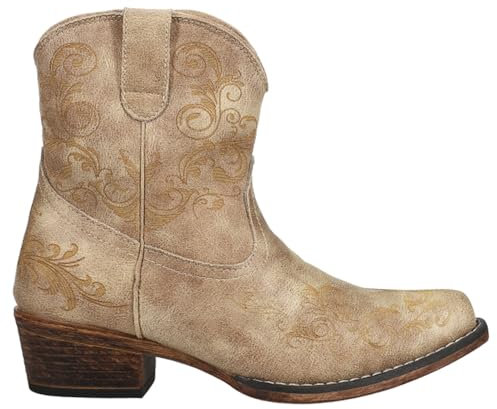 Roper womens Western Boot,Tan,7.5
