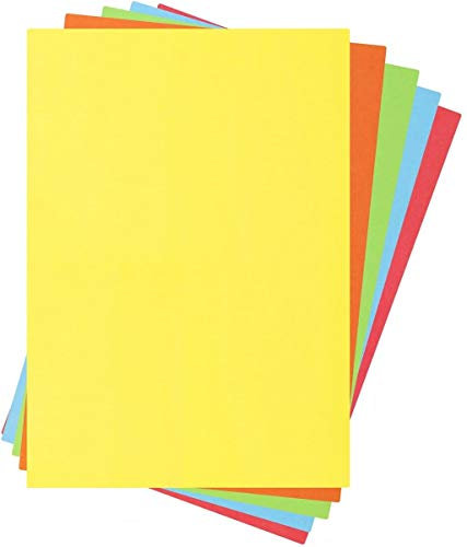 Hochwertiges farbiges A4-Papier, 80 g/m² (210 x 297 mm), Drucker, Kopierer, Kartenherstellung, faltbar, Bastelpapier, Ries Blatt (Packung mit 100 Blatt)
