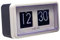 NeXtime 2790 Retro Uhr Aluminium grau, 18cm x 10cm x 7cm