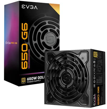 EVGA SuperNOVA 650 G6 Fuente de Alimentación, 80 Plus Gold 650W, Totalmente Modular, Incluye Power ON Self Tester