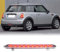 njssjd 1 x klare Linse rote Farbe 3. Bremsleuchte, mittig hohe Halterung, Bremslicht, drittes Licht, kompatibel mit M/ini Cooper R56/R56 LCI 20072013 R60 Countryman 20102016.