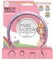 Invisibobble Kids Hairhalo Haarreif Rosa I 1x verstellbarer bunter Haarreifen Mädchen, weich, haarschonend und bequem I das Original designed im Herzen Münchens