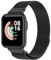 Keecuty Correa Compatible con Xiaomi Mi Watch Lite1/Redmi Watch, Loop Pulsera Magnética Ajustable de Acero Inoxidable para Mujeres y Hombres (Negro)