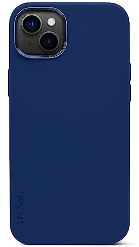 Decoded Premium Silikon Handyhülle - iPhone 14 Plus - Getestet von Apple - Anti-Bakteriell - Extra Schutz - Stoßdämpfend - Schutzhülle - Rundumschutz - Handy Hülle – Blauw