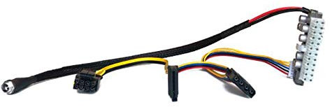 Juwaacoo DC ATX PSU 19V 200W Pico ATX Switch Mining PSU 24Pin ITX DC a ATX PC suministro para computadora