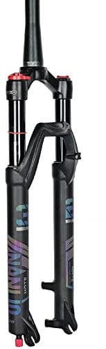NANLIO Bicycle Suspension 26/27.5/29 inch Air Fork Rebound Adjustment MTB Straight RL/LO Mountain Fork for Bike QR 100x9MM (MATE-27.5Cone-Manual)