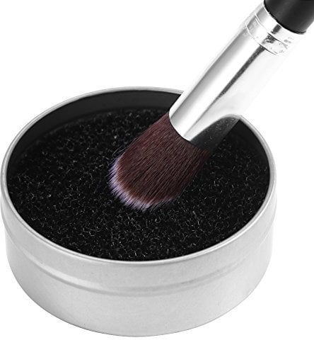 Make Up Brush Sponge Cleaner, Color Changing Cleaning Drying Sponge for Cosmetic Brushes, Makeup Brush Cleaner for Home Salon Use, Fast Drying Brush Washer with Silicone Base