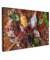 MuchoWow© Cuadros Decoracion Salon Modernos 30x20 cm Pinturas Lienzo Decorativo para Pared Decoración Hogar Lienzos Especias - Hierbas - Cucharas - Sal - Marrón - Cocina