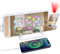 Bestcool Projektionswecker für Schlafzimmer, Bunte Digitale Wecker Spiegel Wecker Nachttisch mit 180° Projektor Automatisch dimmbares Display USB-Ladung 5 Dimmer Schlummerfunktion 12/24H für Zuhause
