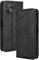 RonRun Coque Compatible ave Fairphone 5, Étui à Rabat Portefeuille PU Cuir Multifonction Housse de Protection Antichoc, Noir