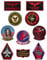 Zcketo 10pcs Embroidered Top Gun Animal Appliqué Patch with Velcro, Compatible with Air Force Uniform, Jacket, Backpack, Vest, Bag, Dogs, M Size