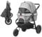 VEVOR Hundebuggy 97x65x101cm Hundewagen 34kg Tragfähigkeit Faltbarer Hundetrolley Aluminium-Rahmen 800D Oxford-Gewebe Nylon-Netzfenster 3 PU-Räder Hundebox Tierbuggy Katzenbuggy Haustier Transport