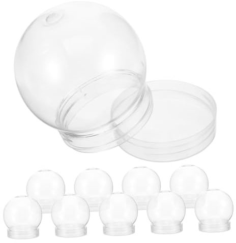 IMIKEYA 40 STK schneekugel selber Machen Urlaub Schneekugel Leere Schneekugeln zum Basteln puppenzubehör Kleiner Leere DIY- Pflanze Souvenir
