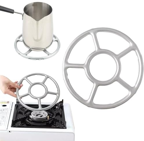 Anillo Reductor Cocina Gas,Doporte Hornillo Gas,Reductor Fuego Gas,Soporte para Cocina de Gas,Anillo de Soporte para Estufa de Gas,para Estufa Cafetera Quemador