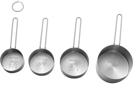 qiqiaollo 4Pcs Coffee Scoop Tablespoon Long Handle Teaspoon Measuring Spoons Set Measuring Spoons for Ingredients Tools Dry and Liquid/102