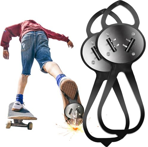 Feuerstein-Pad für Skateboards, Motorräder und Fahrrad-Skateboard-Zubehör, Fahrrad-Zubehör, Reibungsfunken-Werkzeug, 2 Stück