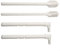 Per GEBERIT 241874001 Set asta di scarico per piastre di scarico S igma, bianco, dimensioni 140 mm x 10 mm
