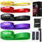Vexloria Resistance Bands, 5 Levels Resistance Pull Up Bands Set with Door Anchor, Handles, Pull Up Assistance Bands for Calisthenics, Bodyweight Training, Muscle Toning, Yoga, Stretch Mobility