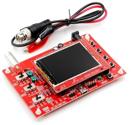 Oszilloskop 2,4 TFT Pocket Digital Oszilloskop Kit DIY Ersatzteile E-Learning Kit 1 m/s mit höherer Präzision