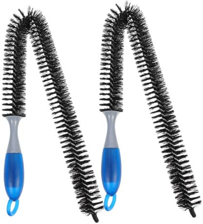 SOLUSTRE 2pcs Engine Cleaning Brush Long Flexible Dryer Hose Tool Vent Trap Cleaner Lint Cleaning Kit for Dryer Vent Brush