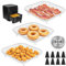 Airfryer Accessori per friggitrice ad aria calda COSORI 5,5 L/6,4 l, Russell Hobbs XXL 8 l, 20 cm (diagonale: 25,5 cm), griglia impilabile per friggitrice ad aria calda, in acciaio inox 304