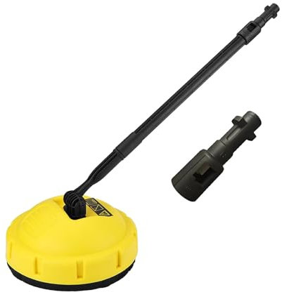 Patio Cleaner for Pressure Washer | Power Washer Attachment for Karchers | High Pressure Cleaner Head | Pressure Washer Rotary Brush Accessories for Road, Car, Yard