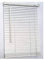White Plain PVC venetian Blind - Width 170cm x Drop 150cm - 25mm Horizontal Slats - Easy Fit Trimmable fitting with Tilt control Wand Mechanism