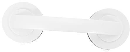 HOMSFOU Poignée De Porte à Ventouse Blanche Barre Appui Sans Perçage Inoxydable Poignée De Sécurité Pour Douche Et Fenêtre Aide Au Maintien Pour Seniors