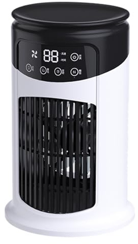 Personal Air Cooler,Portable Air Conditioner Cooling Fan | Multifunctional Humidifier Cooling Mist for Kitchen Home Desktop Desk Study Garage Living Room Hiking